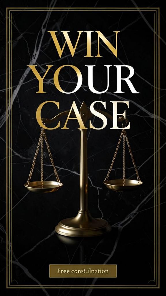 Instagram ad concept for a law firm