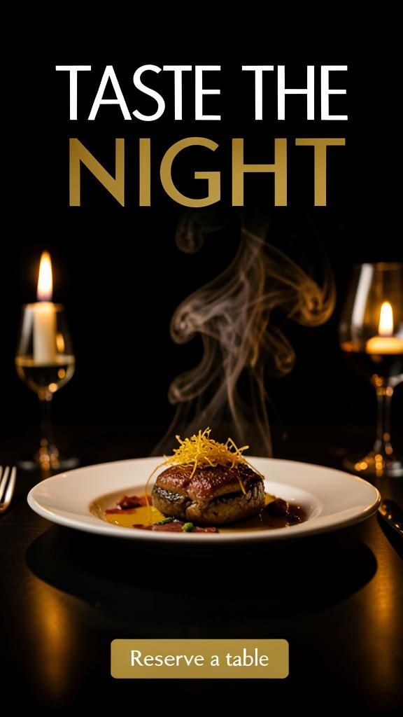 Instagram ad concept for a restaurant